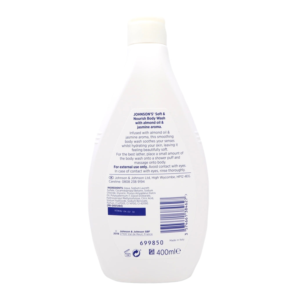 Johnsons Body Wash 400ml Nourish
