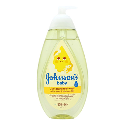 Johnsons Baby Wash 500ml Top to Toe