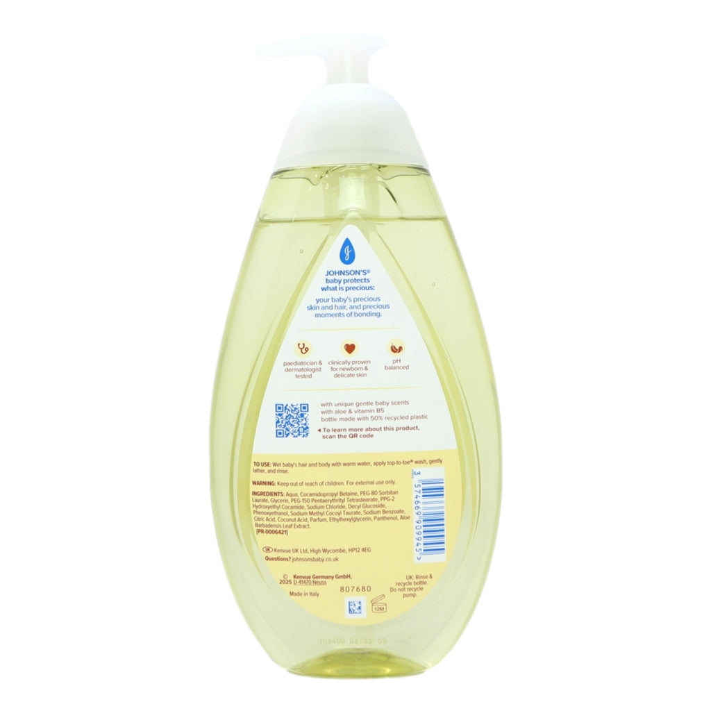 Johnsons Baby Wash 500ml Top to Toe