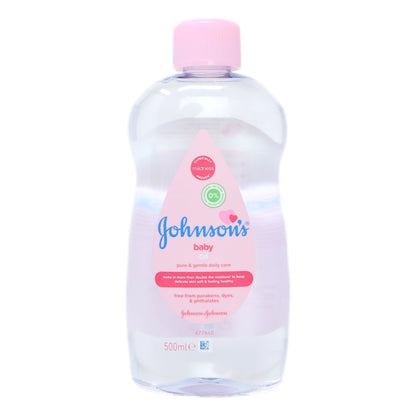 Johnsons Baby Oil 500ml Regular