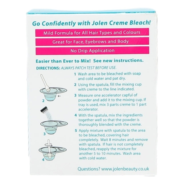 Jolen Cream Bleach 30ml Mild