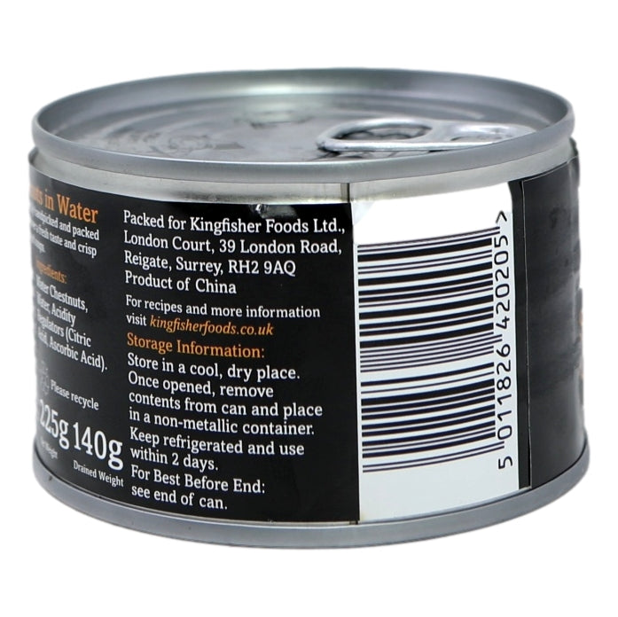 Kingfisher Oriental Sliced Water Chestnuts in Water 225g