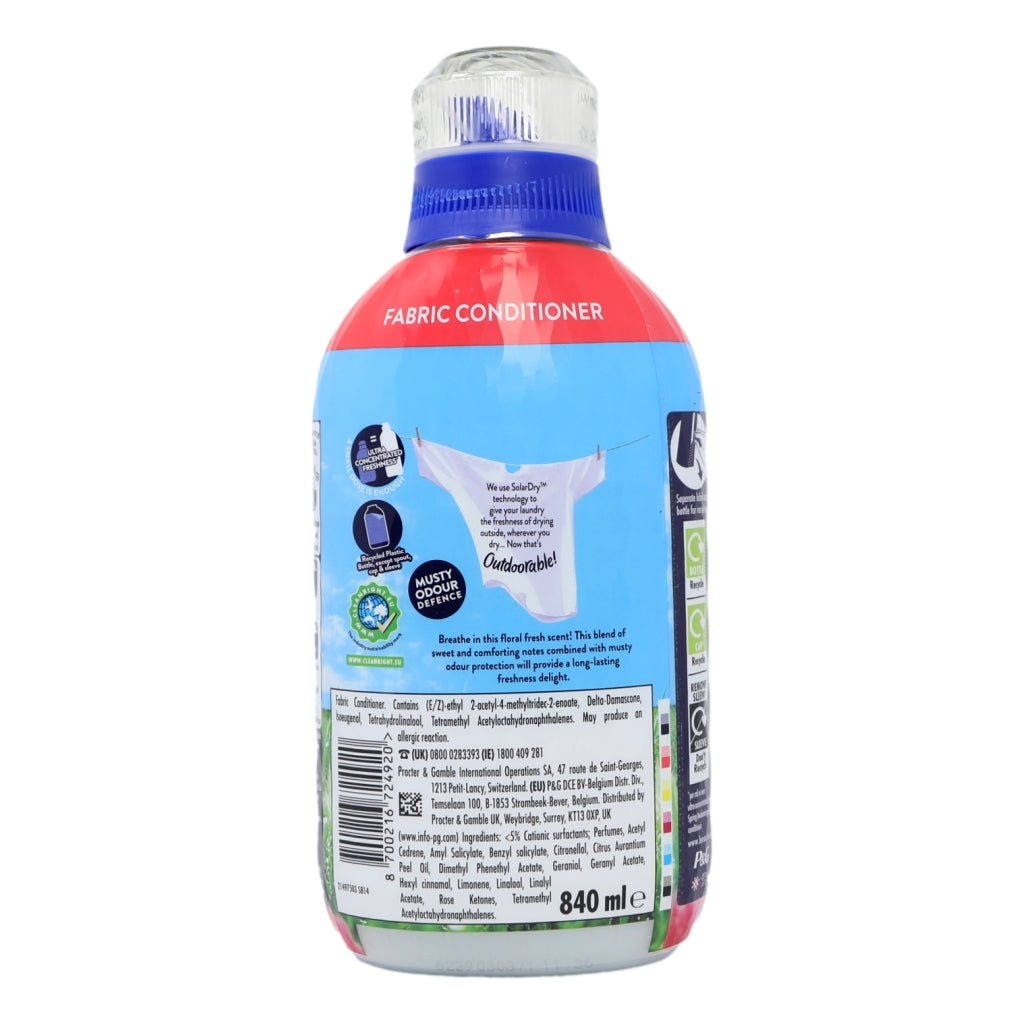Lenor Outdoorable Fabric Conditioner 60w Pink Blossom