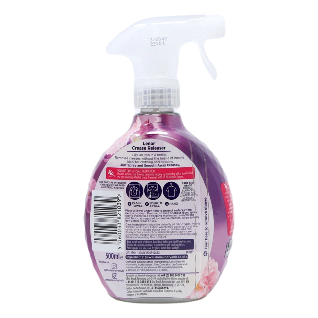 Lenor Crease Releaser 500ml Exotic Bloom