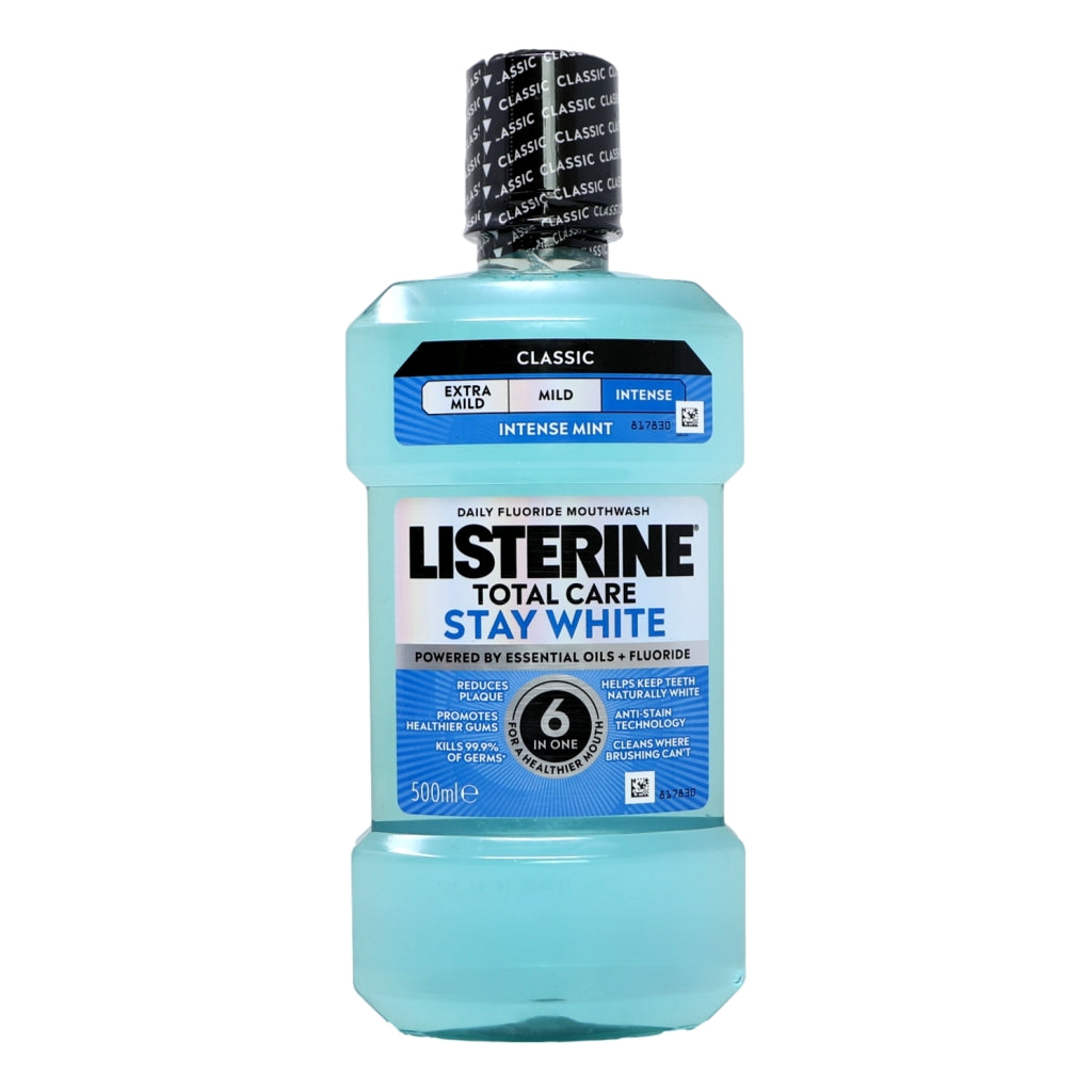 Listerine Mouthwash 500ml Stay White