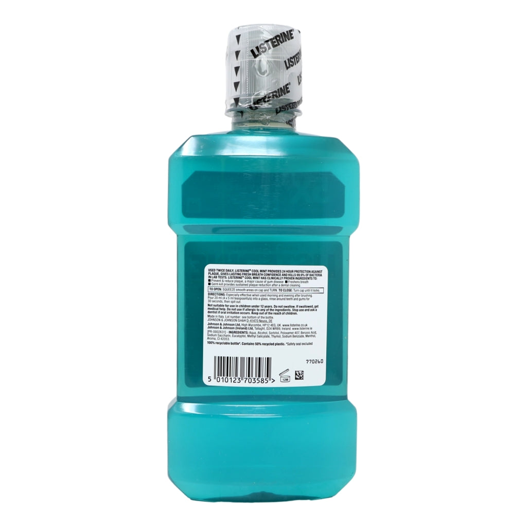 Listerine Mouthwash 500ml Coolmint