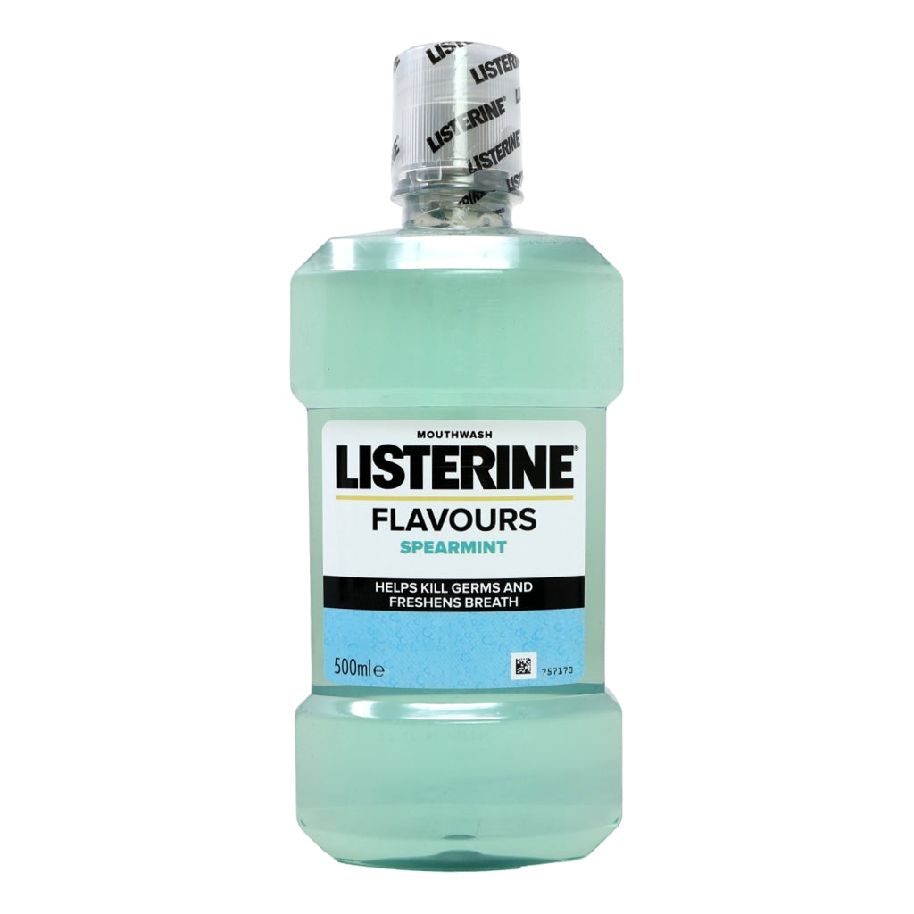 Listerine Mouthwash 500ml Flavours Spearmint