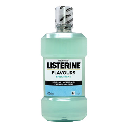 Listerine Mouthwash 500ml Flavours Spearmint
