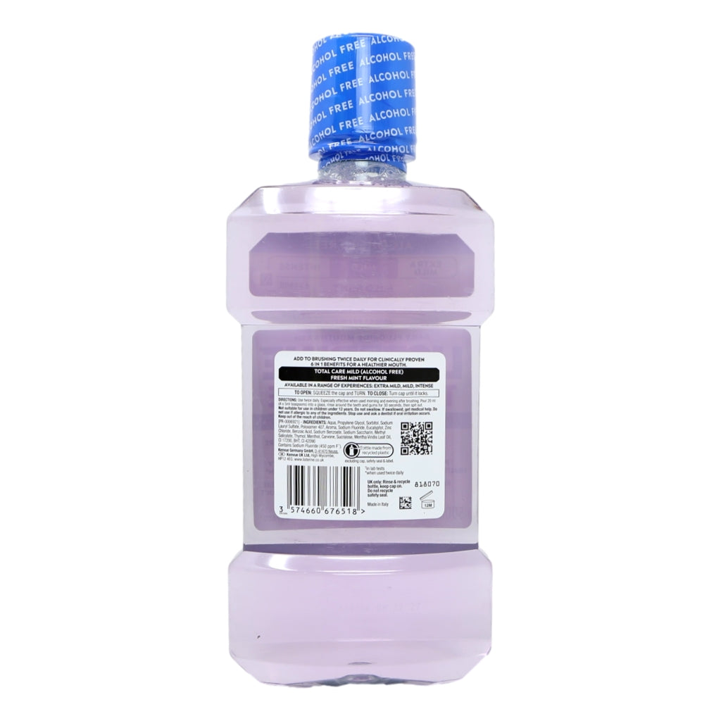 Listerine Mouthwash 500ml Total Care Zero