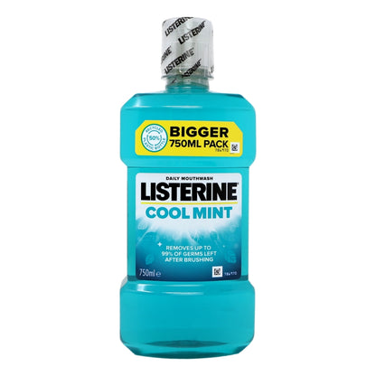 Listerine Essentials Mouthwash 750ml Coolmint