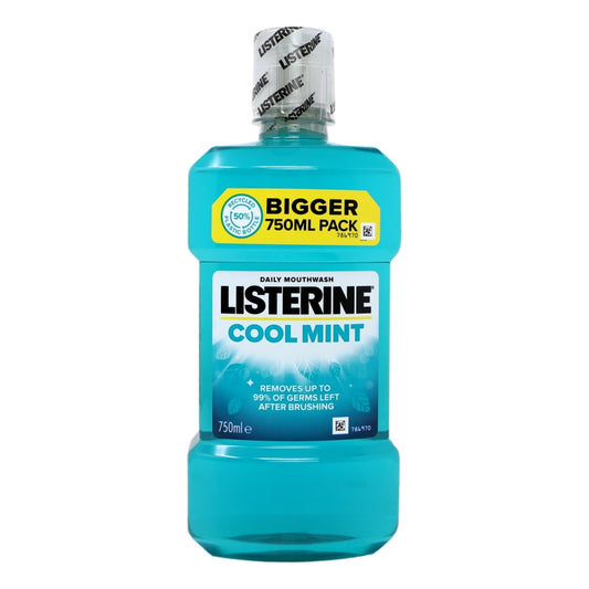 Listerine Essentials Mouthwash 750ml Coolmint