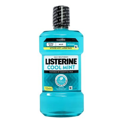 Listerine Essentials Mouthwash 750ml Coolmint