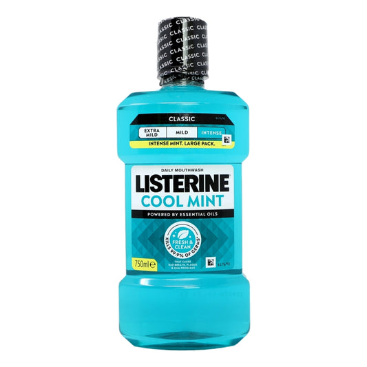 Listerine Essentials Mouthwash 750ml Coolmint