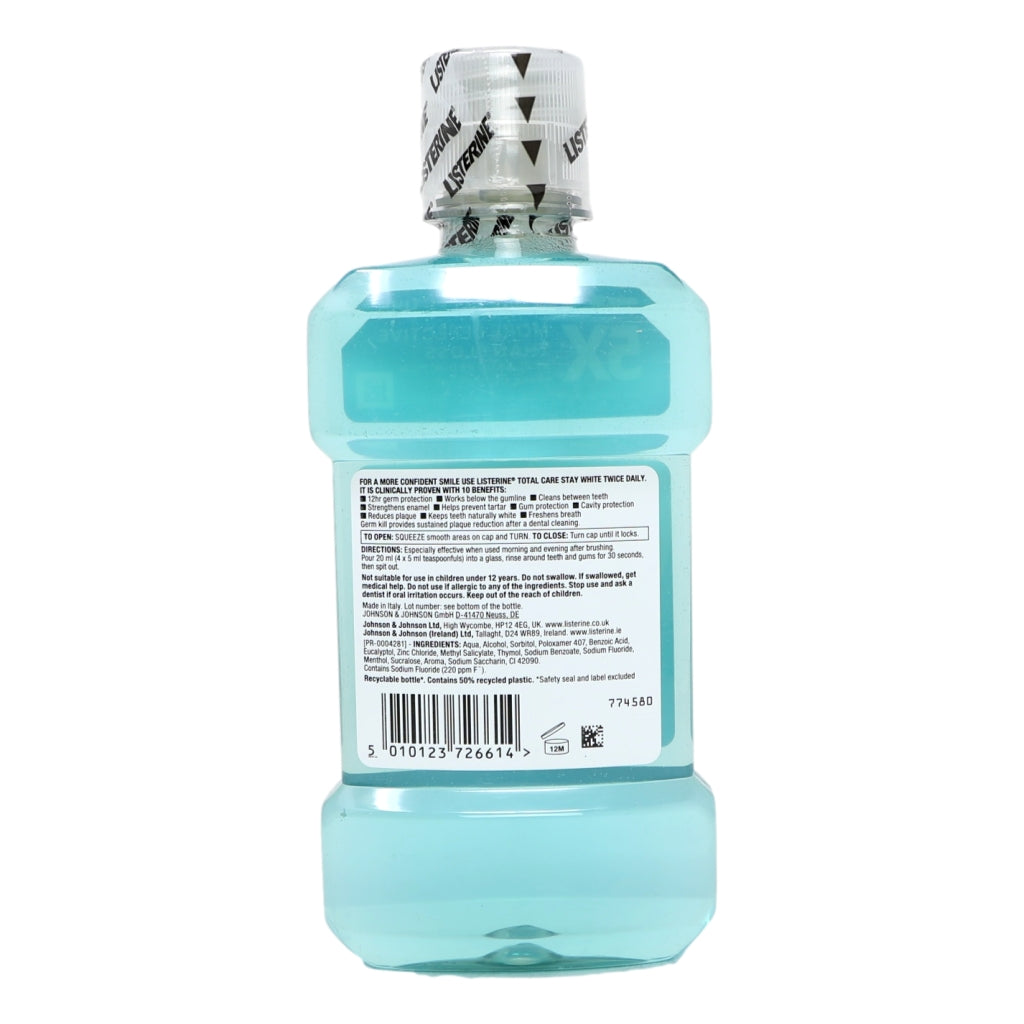 Listerine Mouthwash 250ml Stay White