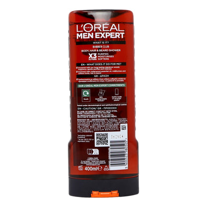 L'Oreal Men Expert Shower Gel 400ml Barber Club