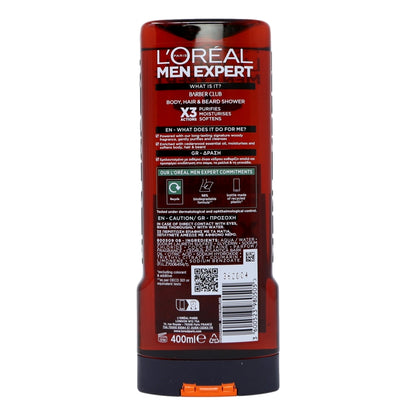 L'Oreal Men Expert Shower Gel 400ml Barber Club