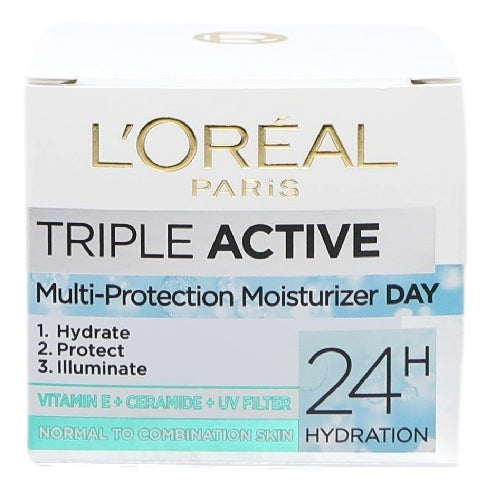 L'Oreal Dermo Expertise Triple Active Day Pot 50ml Normal to Combination