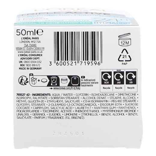 L'Oreal Dermo Expertise Triple Active Day Pot 50ml Normal to Combination