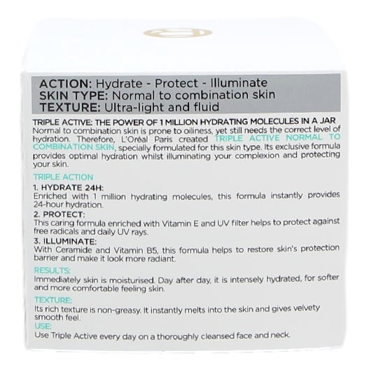 L'Oreal Dermo Expertise Triple Active Day Pot 50ml Normal to Combination