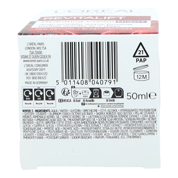 L'Oreal Dermo Expertise 50ml Revitalift Night Pot