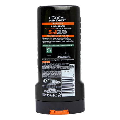 L'Oreal Men Expert Shower Gel 300ml Total Clean