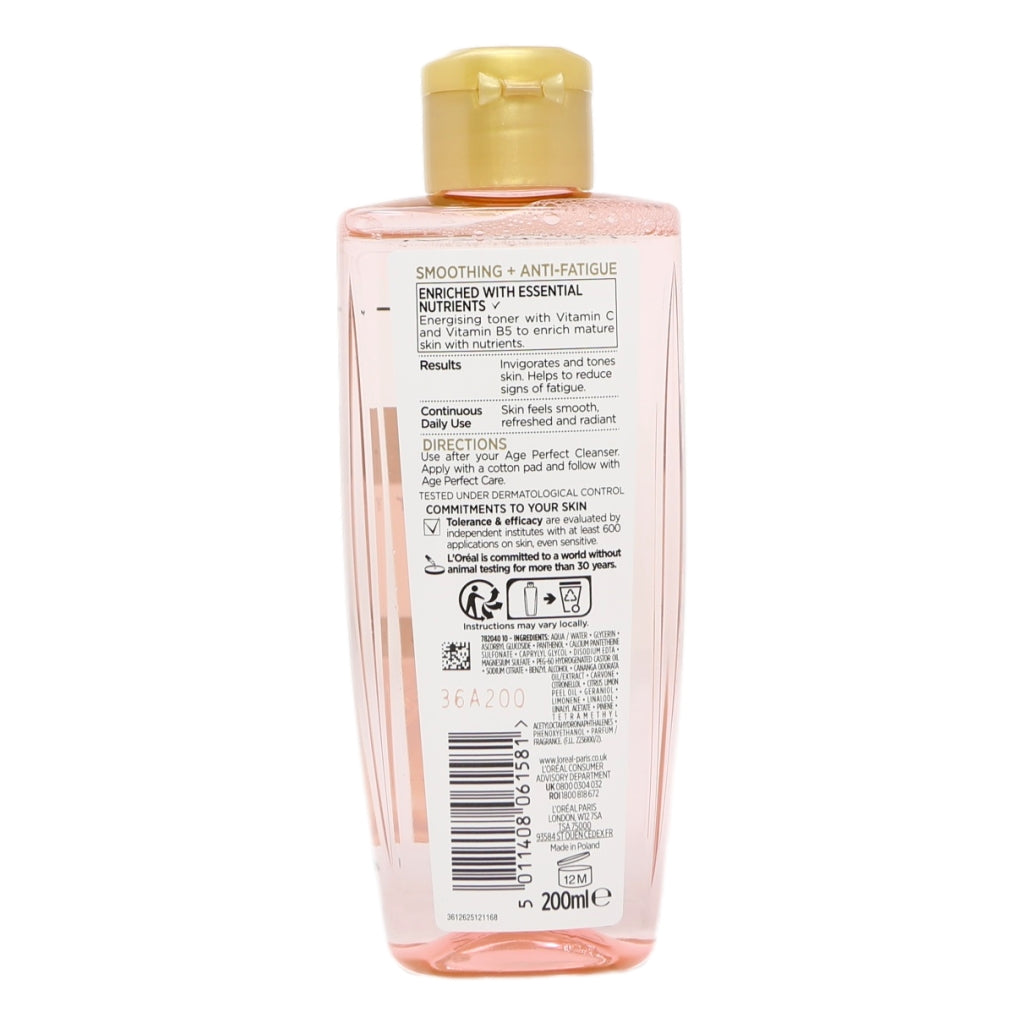 L'Oreal Skin Expert Toner 200ml Smoothing & Anti-Fatigue