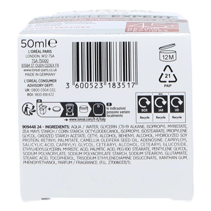 L'Oreal Skin Expert Dermo Wrinkle 50ml 45+ Day Pot