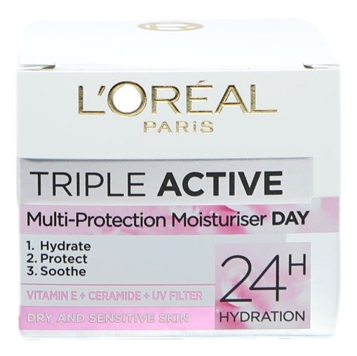 L'Oreal Dermo Expertise Triple Active Day Pot 50ml Dry to Sensitive