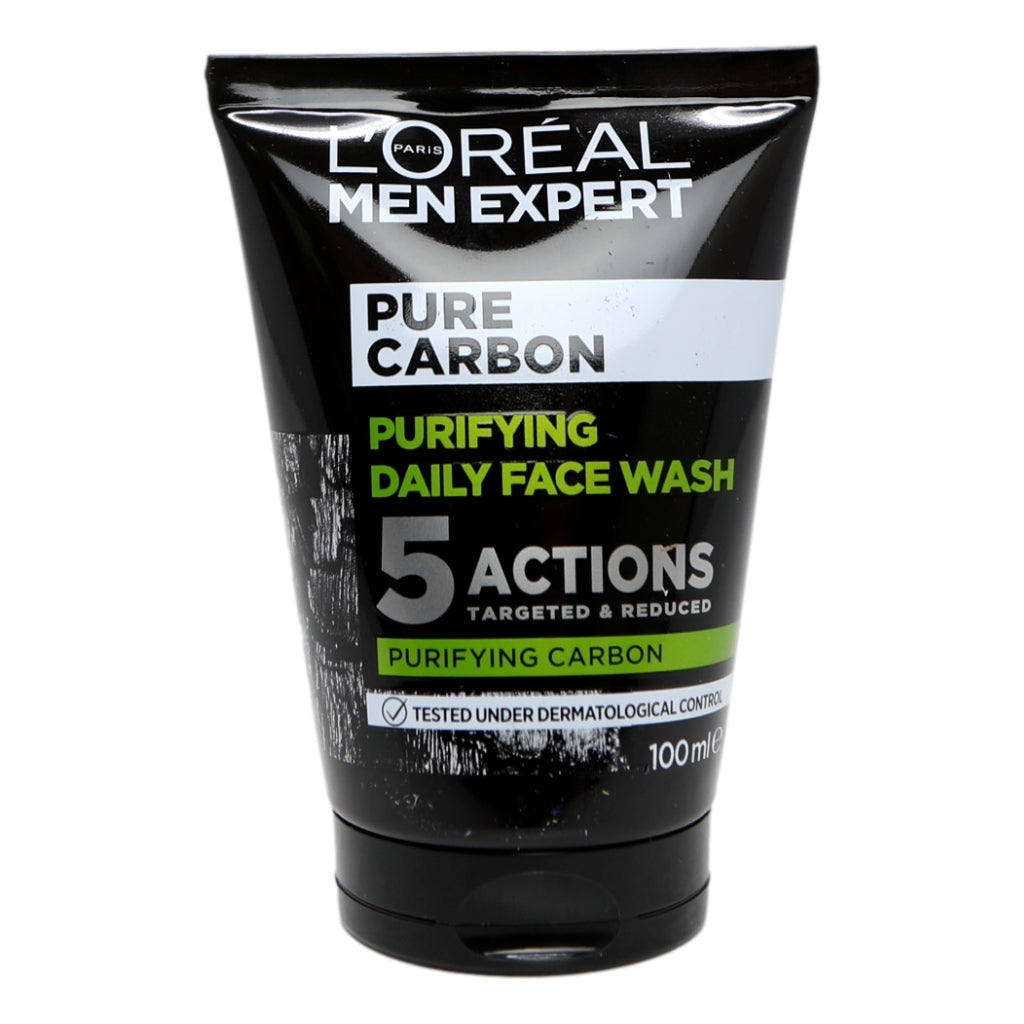 L'Oreal Men Expert Face Wash 100ml Charcoal