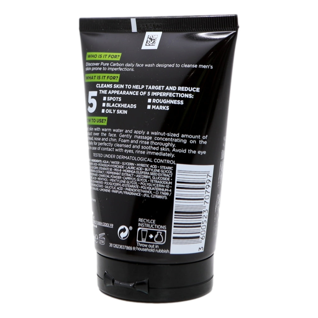 L'Oreal Men Expert Face Wash 100ml Charcoal