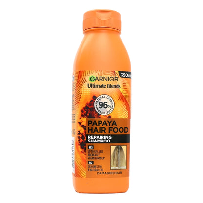 Buy Garnier Ultimate Blends Hair Food Shampoo 350ml Papaya & Amla online at Intamarque Wholesale – Trusted FMCG distributor