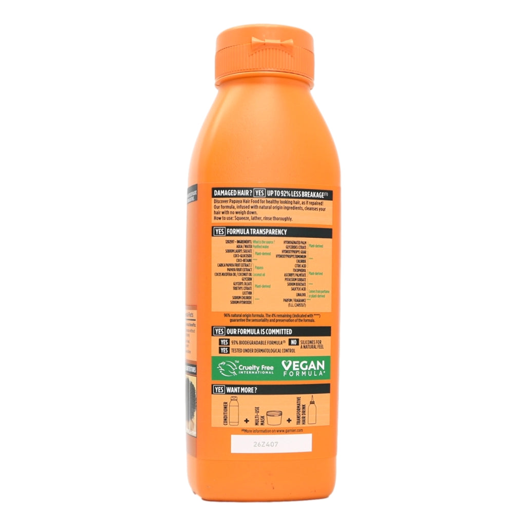 Garnier Ultimate Blends Hair Food Shampoo 350ml Papaya & Amla
