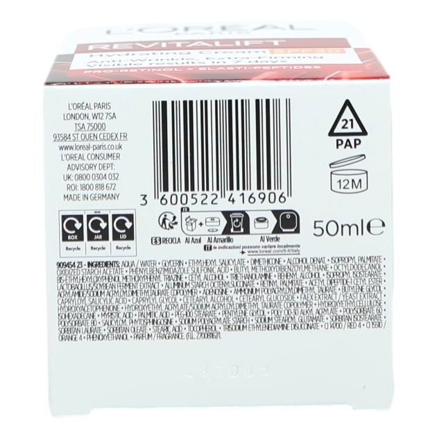 L'Oreal Dermo Expertise 50ml Revitalift Day SPF 30