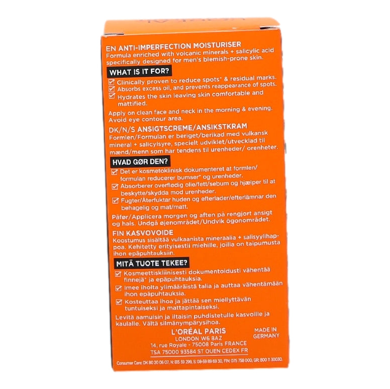 L'Oreal Men Expert Pure Carbon Anti-Spot Daily Care 50ml