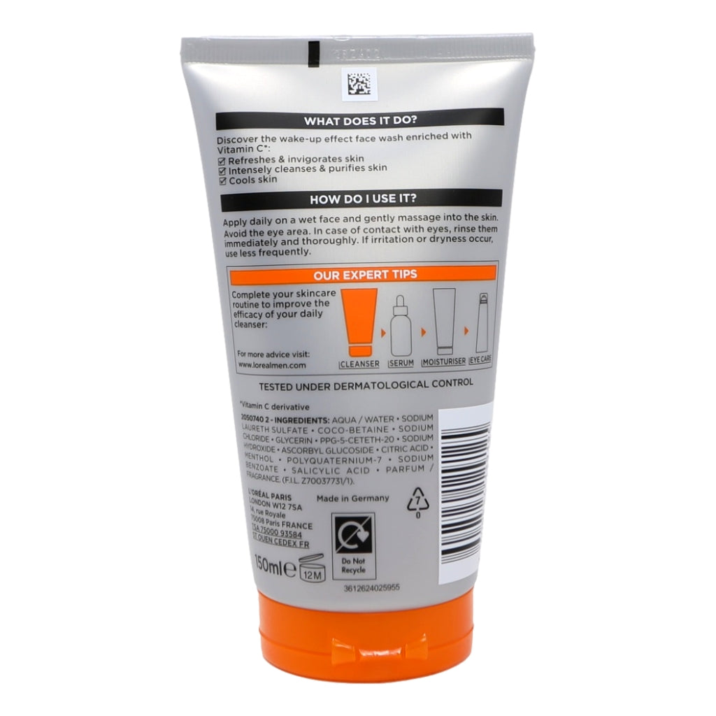 L'Oreal Men Expert Hydra Energetic 150ml Wake-Up Effect Wash