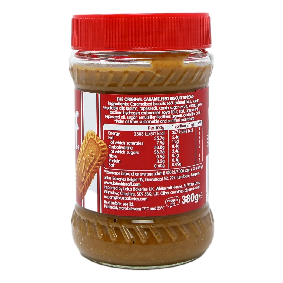 Lotus Biscoff Spread 380g Crunchy