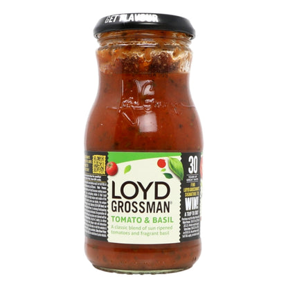 Loyd Grossman Sauce 350g Tomato & Basil