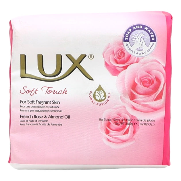 Lux Bar Soap 3 x 80g Soft Touch