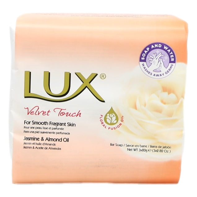 Buy Lux Bar Soap 3 x 80g Velvet Touch online at Intamarque Wholesale – Trusted FMCG distributor