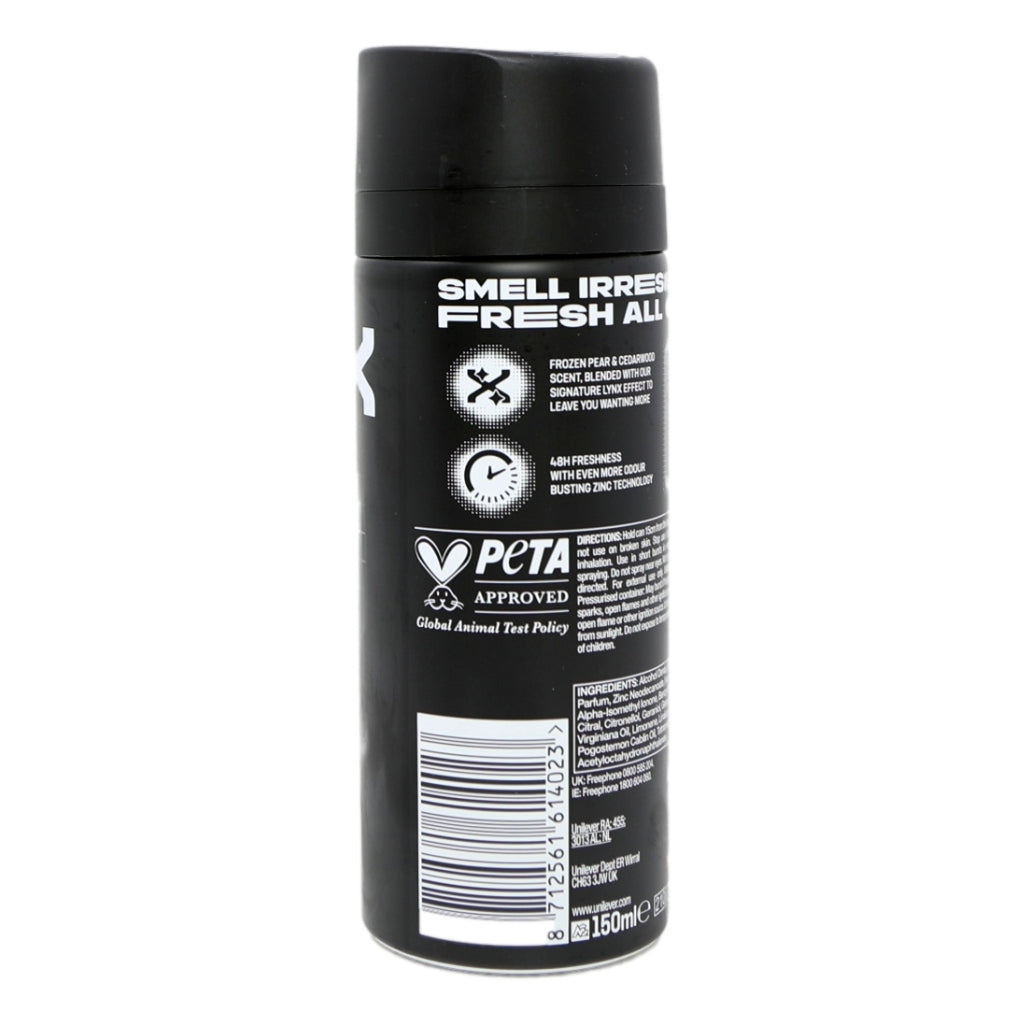 Lynx Bodyspray 150ml Black