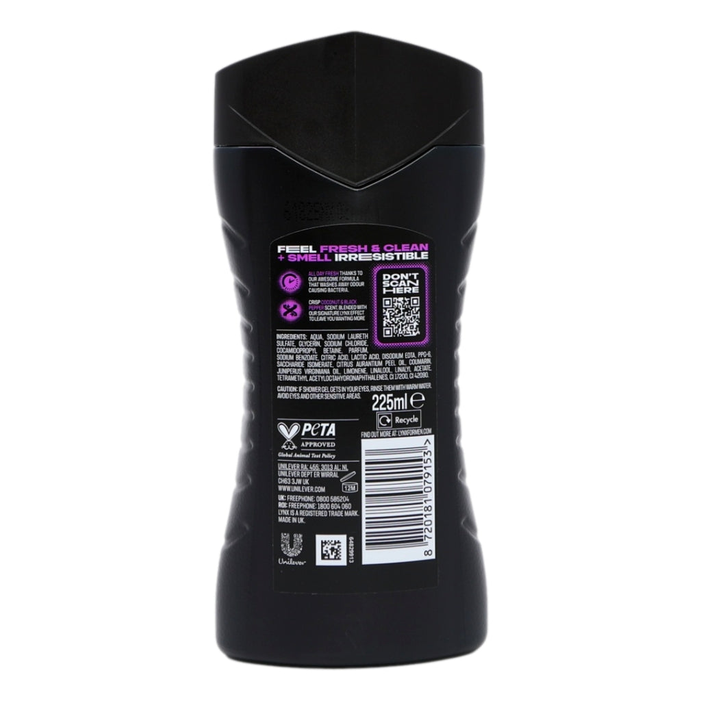 Lynx Shower Gel 225ml Excite