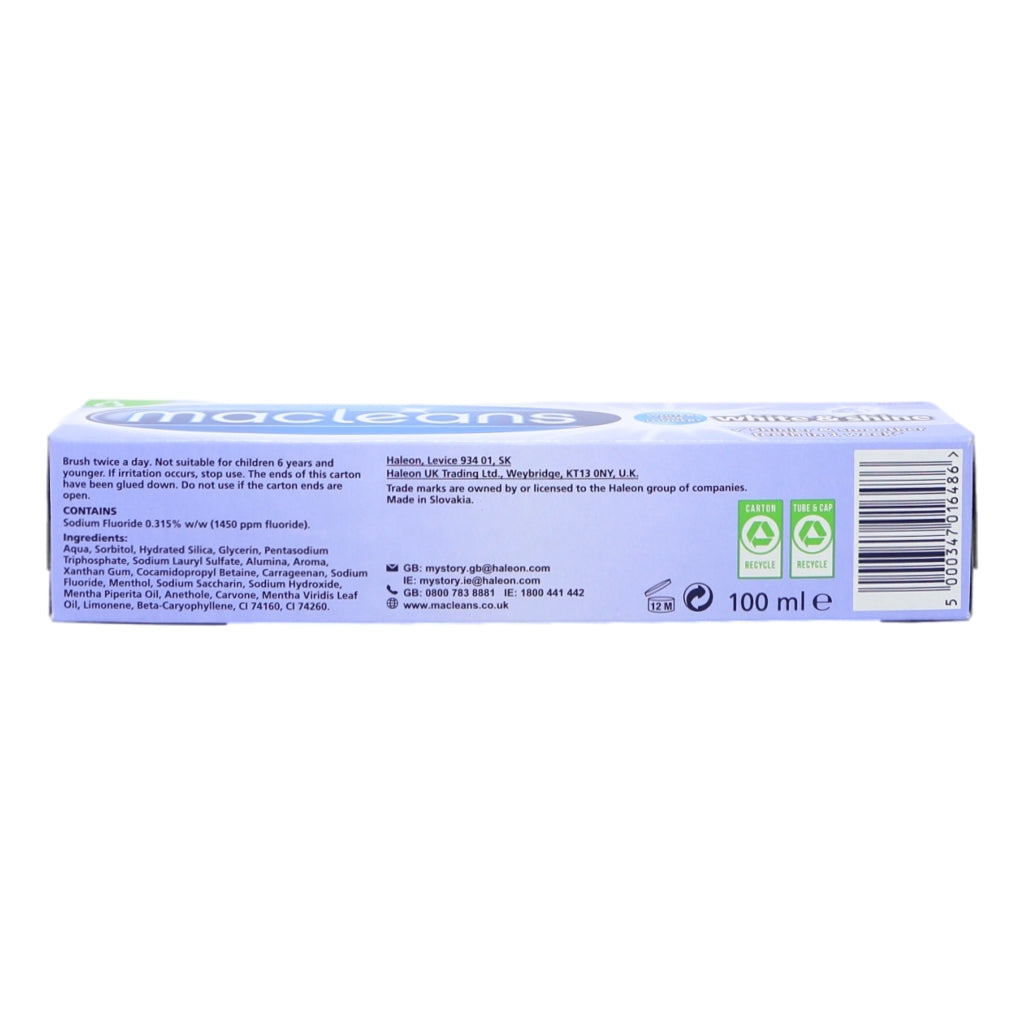Macleans Toothpaste 100ml White & Shine
