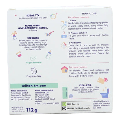 Milton Tablets 28s