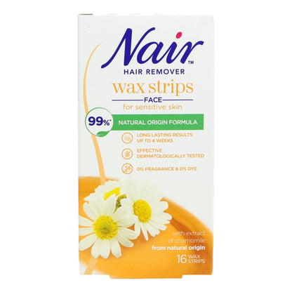 Nair Hair Removal Facial Wax Strips 16    