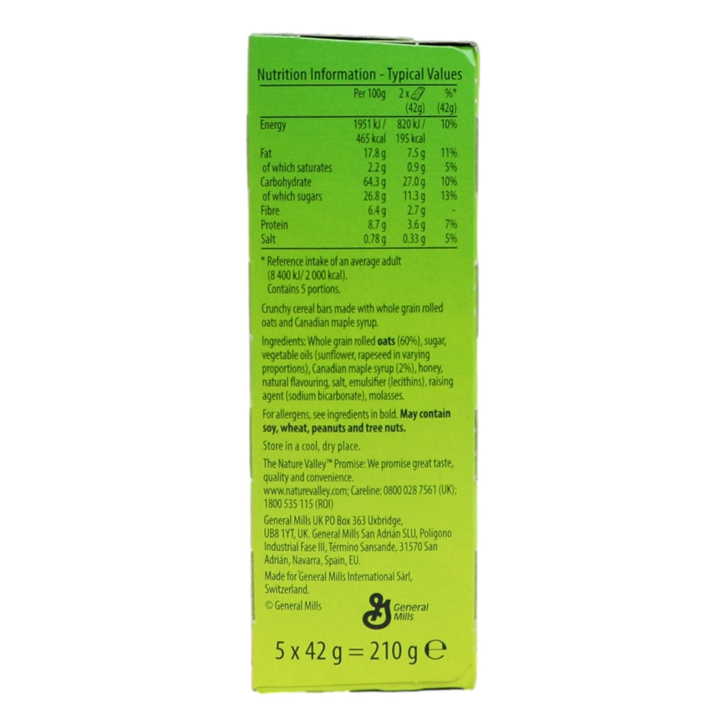 Nature Valley Canadian Maple Syrup 5 pack 5x42g