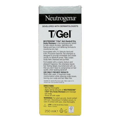 Neutrogena T-Gel Shampoo 250ml Dry Hair
