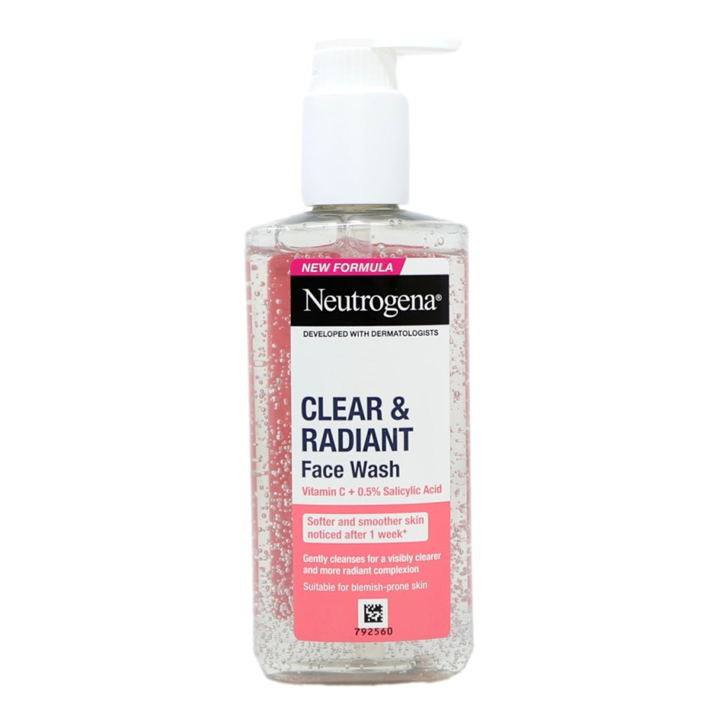 Neutrogena Facial Wash 200ml Clear & Radiant