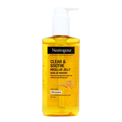 Buy Neutrogena Clear & Soothe Make Up Remover 200ml Oil Free Micellar Jelly online at Intamarque Wholesale – Trusted FMCG distributor