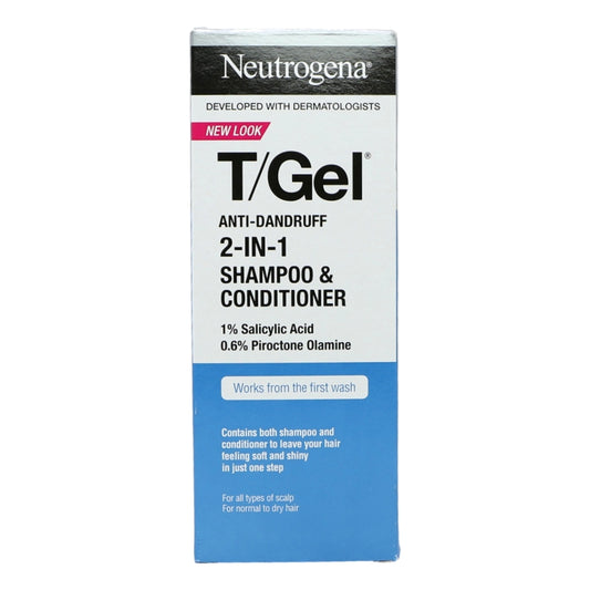 Neutrogena T-Gel Shampoo& Conditioner 250ml Anti-Dandruff