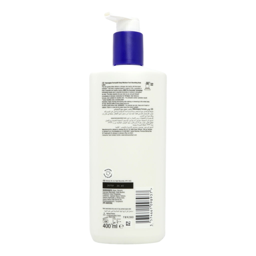 Neutrogena Norwegian Formula Body Lotion 400ml Deep Moisture